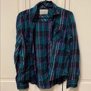 Aeropostale plaid button down shirt